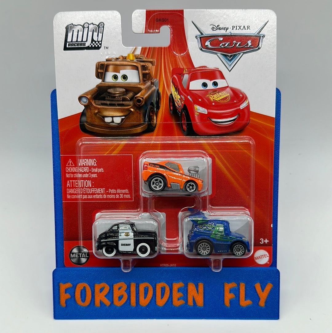 Disney Pixar Cars Movie - Metal Mini Racers 3 Pack - 2023 Tuners Series