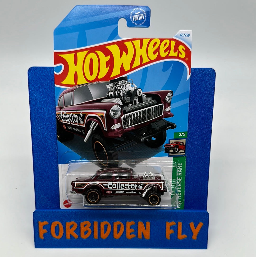 Hot Wheels 2024 G Case - ‘55 Chevy Bel Air Gasser - Maroon