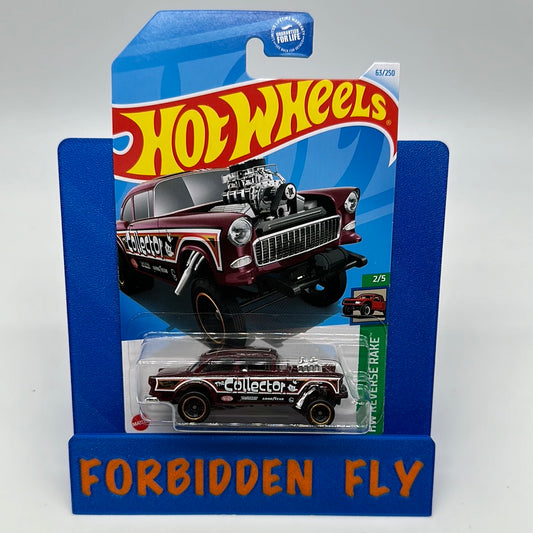 Hot Wheels 2024 G Case - ‘55 Chevy Bel Air Gasser - Maroon