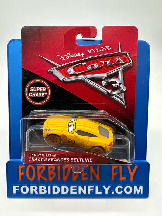 Disney Pixar Cars Movie - Cars 3 - Cruz Ramirez As Crazy 8 Frances Beltline Super Chase
