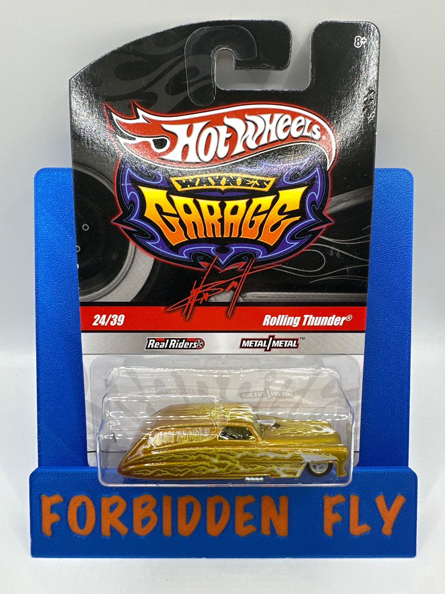 Hot Wheels Premium - Wayne’s Garage Series #24/39 - Gold Rolling Thunder