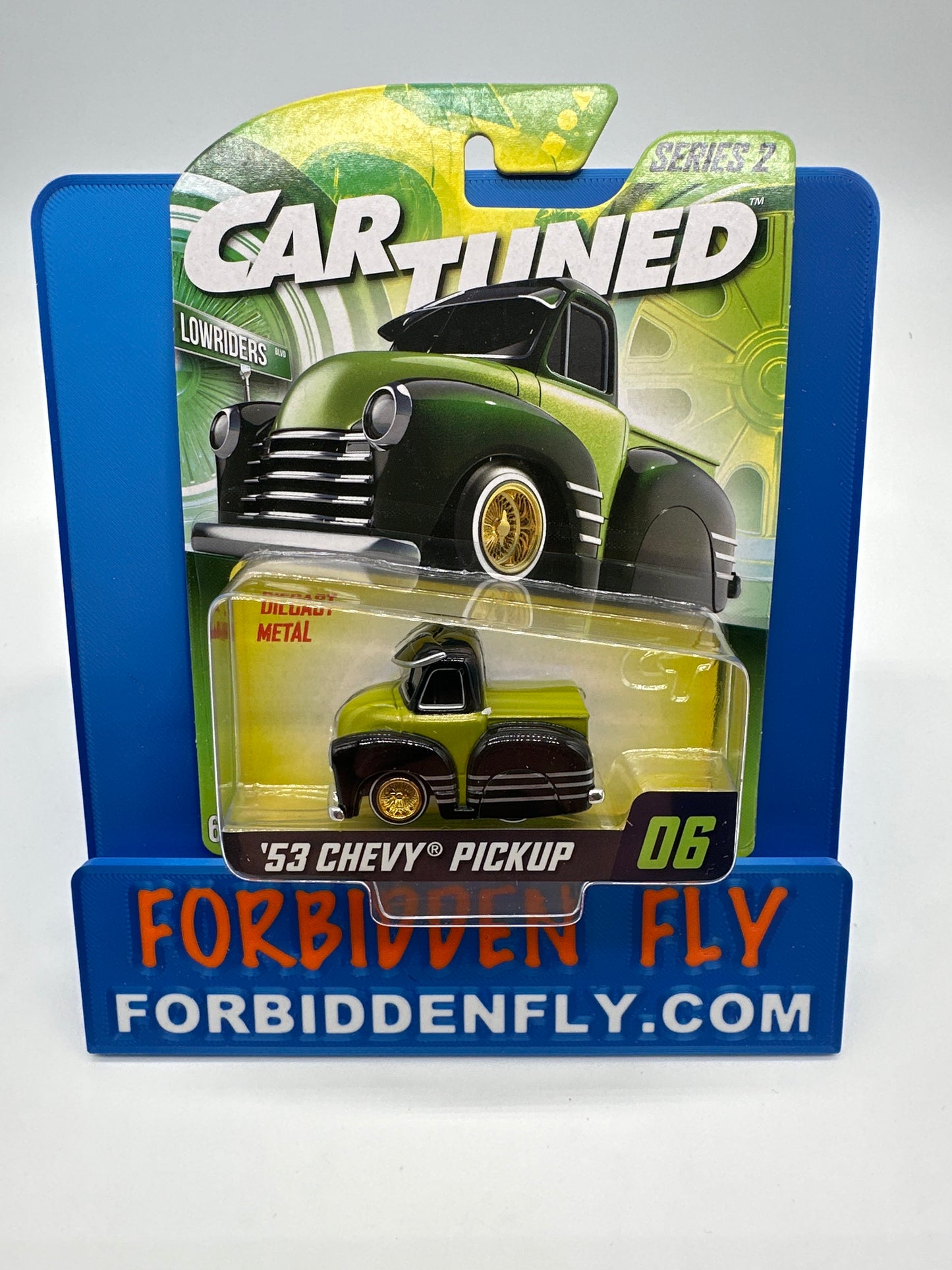 Car Tuned - Series 2 Regular Release #6 - Green/Black ‘53 Chevy Pickup