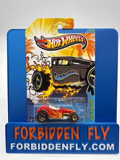 Hot Wheels - 2013 Sunburnerz Series - Complete Set of 5