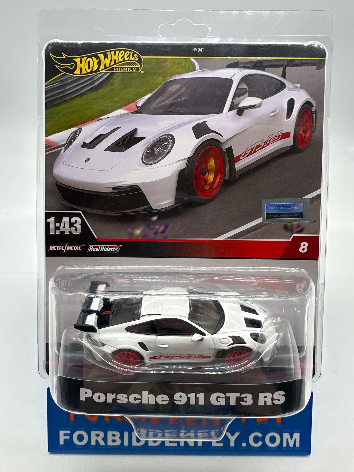 Hot Wheels Premium - 1:43 Scale #8 - Porsche 911 GT3 RS