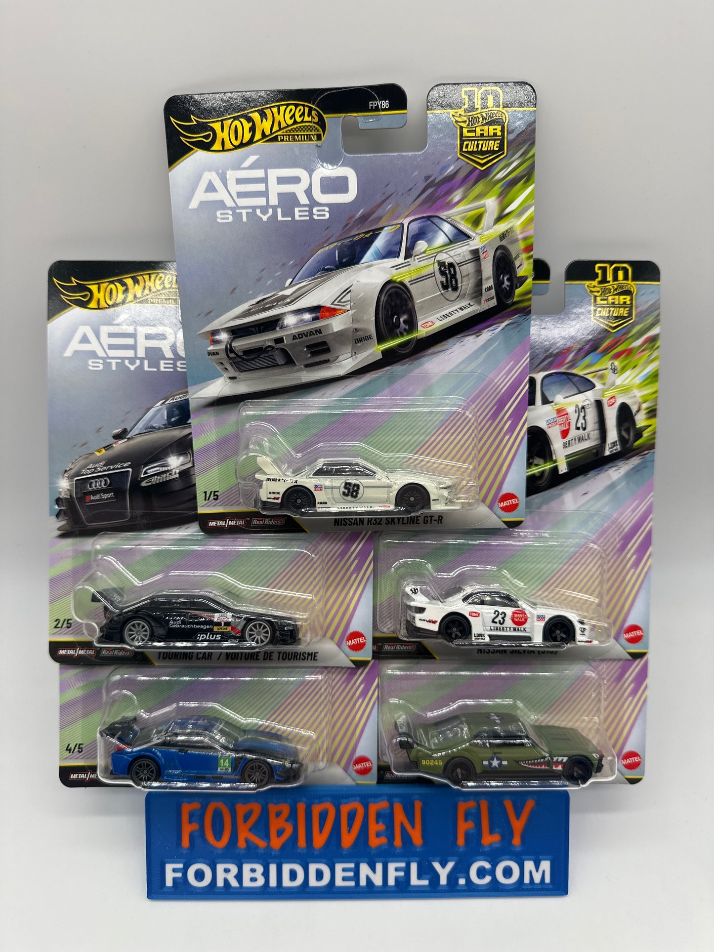 Hot Wheels Car Culture 2026 - Aero Styles Premium Set of 5