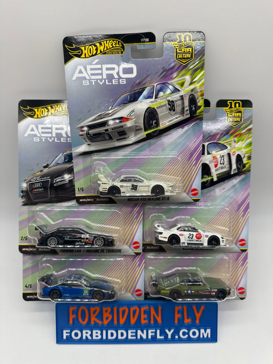 Hot Wheels Car Culture 2026 - Aero Styles Premium Set of 5