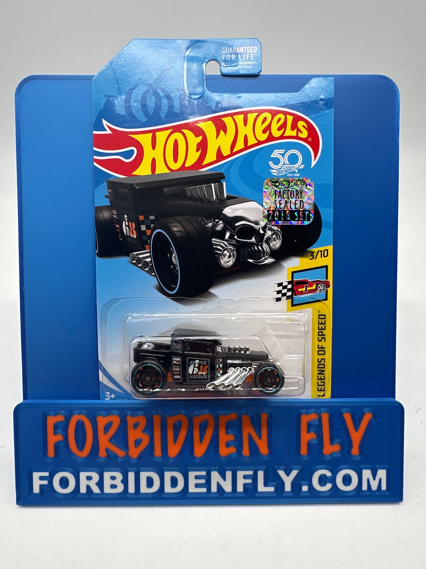 Hot Wheels Mainline - Factory Stickered 2018 Toys R Us Exclusive - Bone Shaker