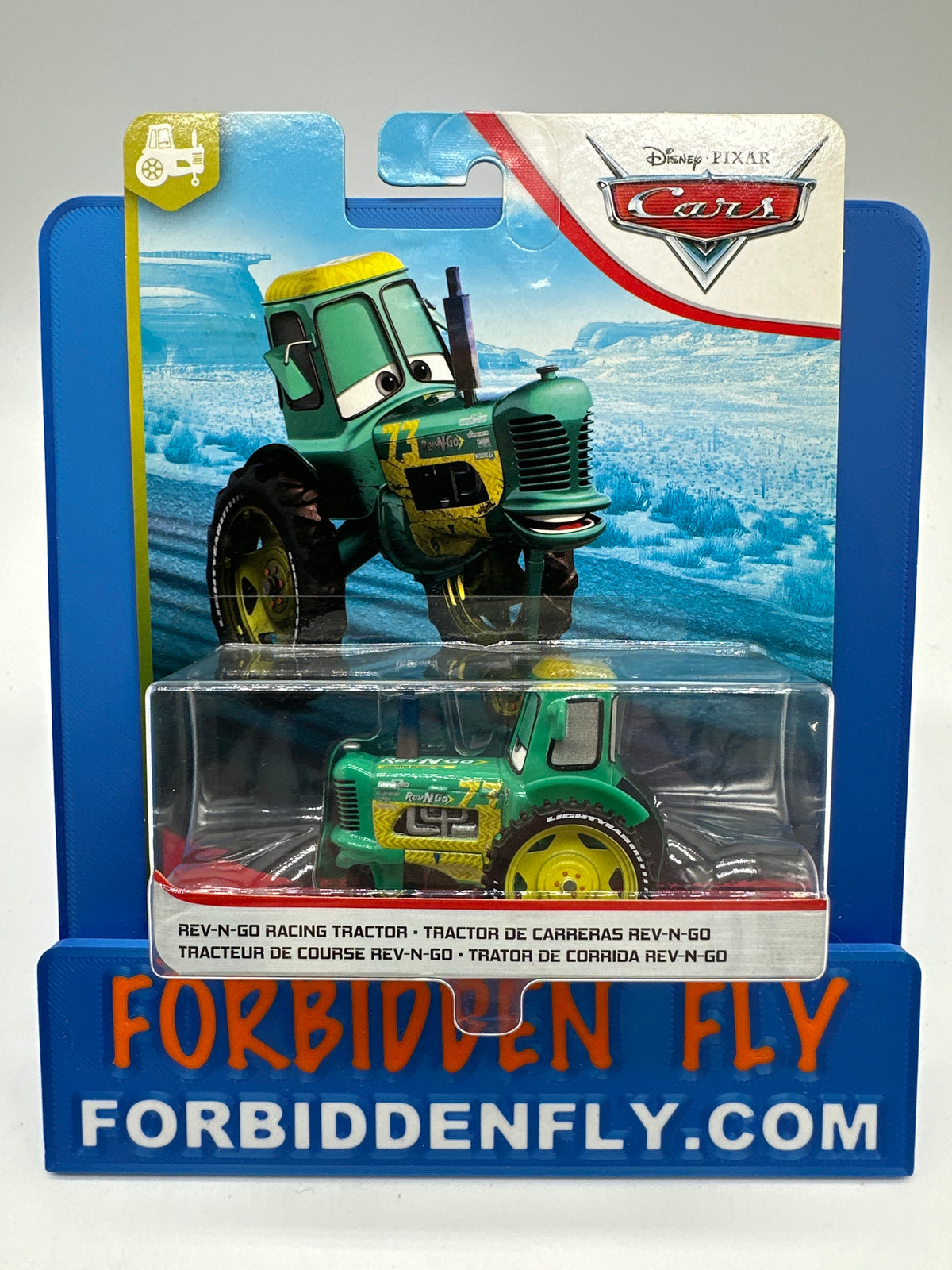 Disney Pixar Cars Movie - Tractor Training Series - Rev-n-Go Racing Tractor