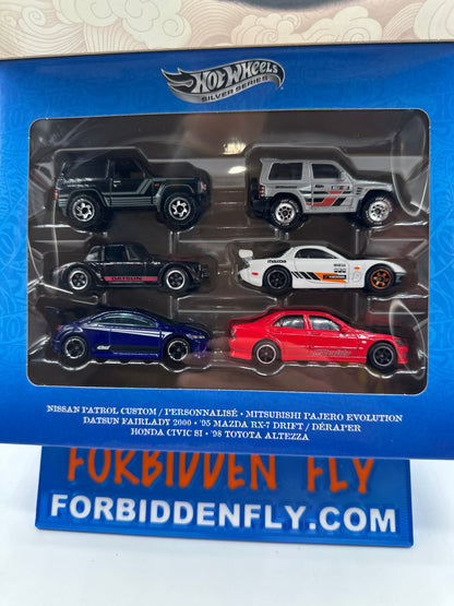 Hot Wheels Silver Series - 2026 Streets Of Japan Series - Boxed Set of 6