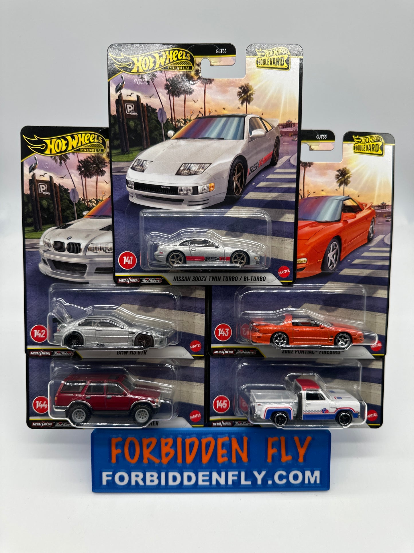 Hot Wheels Premium - Wal Mart Boulevard Series 2025 Mix F (#141 - 145) Set of 5