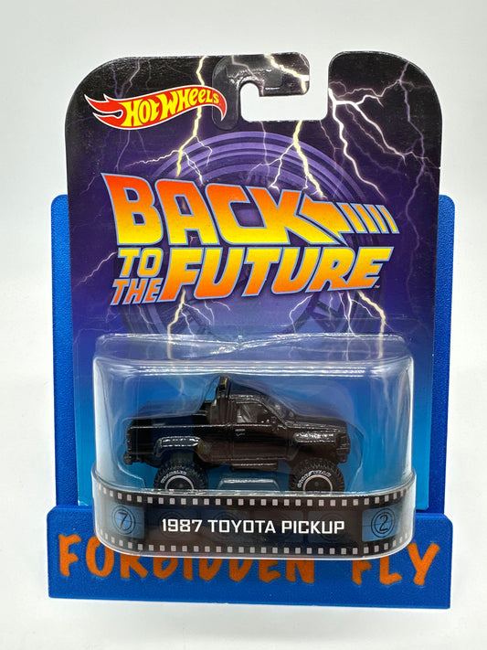 Hot Wheels 2013 Retro Entertainment Premium - Back to the Future - 1987 Toyota Pickup Truck (Movie Reel Packaging)