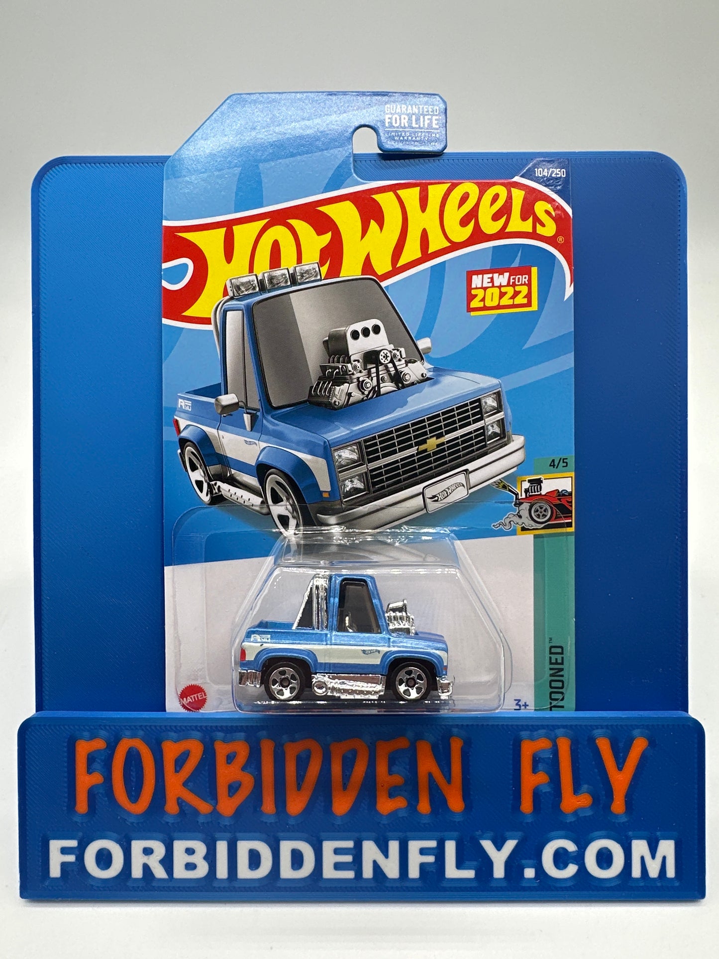 Hot Wheels Mainline - 2022 Tooned Series - Toon’d ‘83 Chevy Silverado - Blue