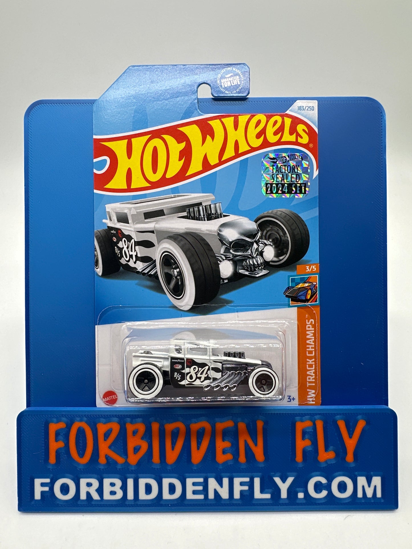 Hot Wheels Mainline - 2024 Factory Sticker Case K Regular Treasure Hunt - Bone Shaker