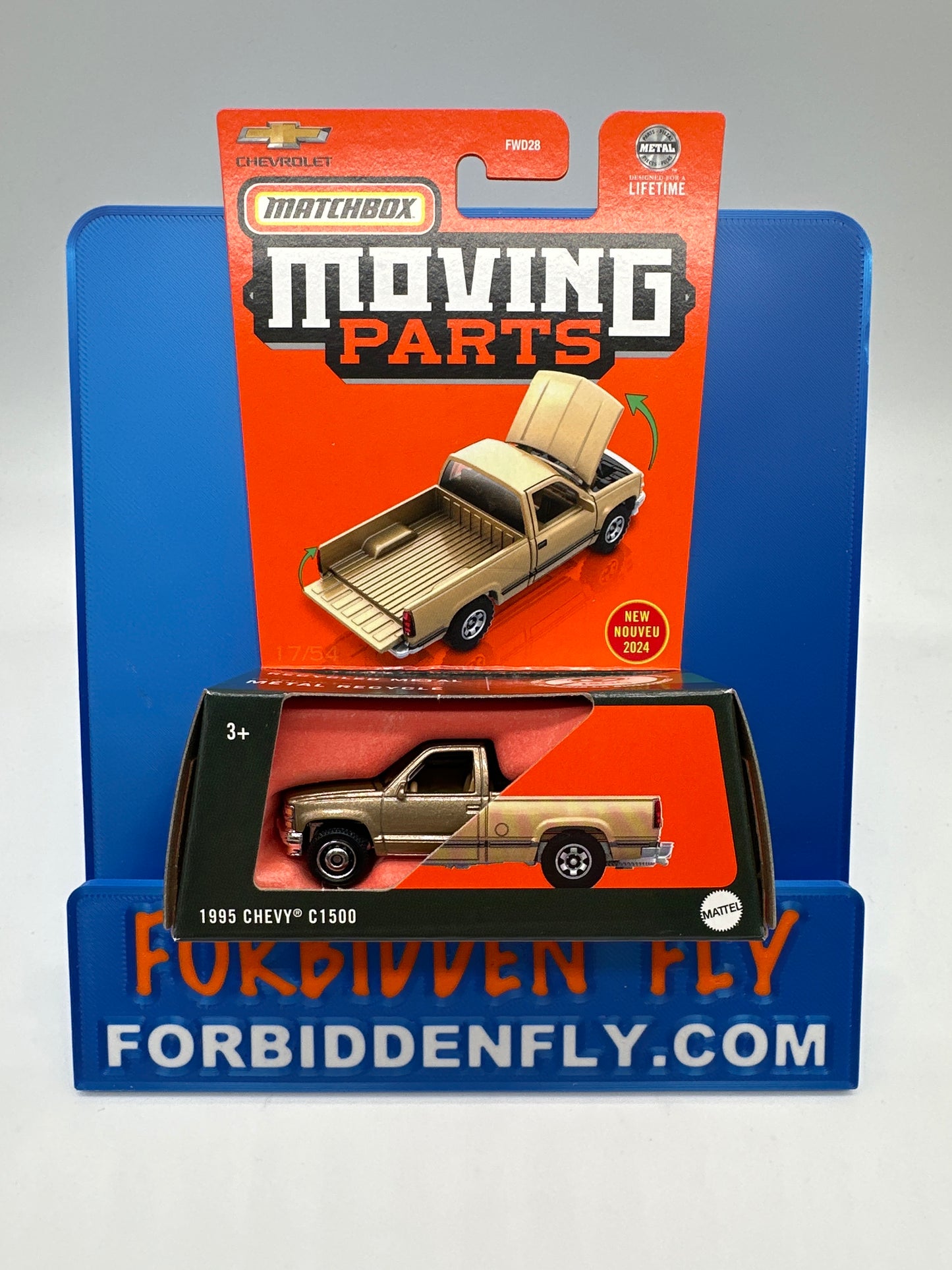 Matchbox Moving Parts Series 2024 - 1995 Chevy C1500 Truck - Gold