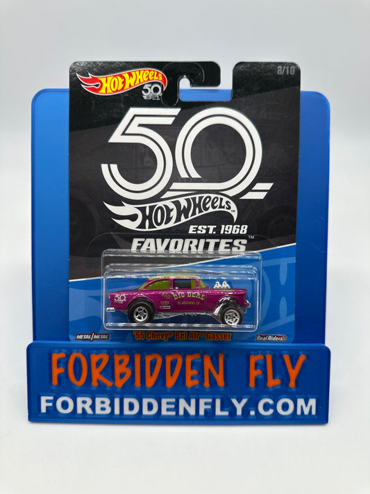 Hot Wheels Premium - 50th Favorites - #8/10 - ‘55 Chevy Bel Air Gasser