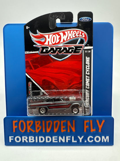 Hot Wheels Premium - HW Garage Series (Ford) - Silver & Black ‘65 Mercury Comet Cyclone (#13/20)
