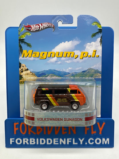 Hot Wheels 2013 Retro Entertainment Premium Single - Magnum, P.I. - Volkswagen Sunagon (Movie Reel Packaging)
