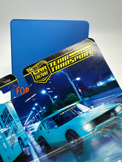 Hot Wheels Car Culture Team Transport - #69 - Nissan Skyline 2000 GT-R LBWK & Fleet Flyer