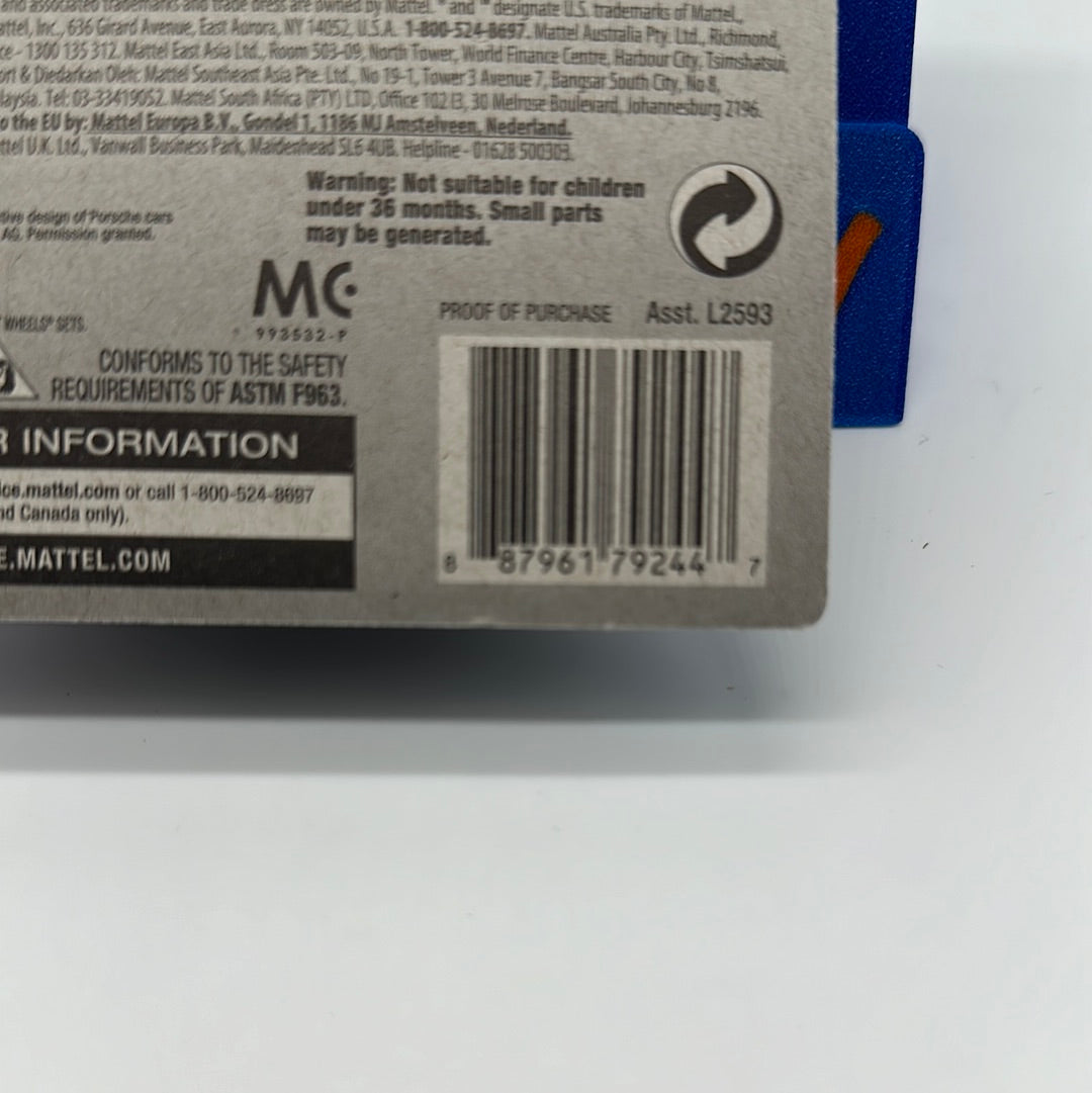 Hot Wheels 2020 Super Treasure Hunt - Factory Stickered - Blue Porsche 918 Spyder