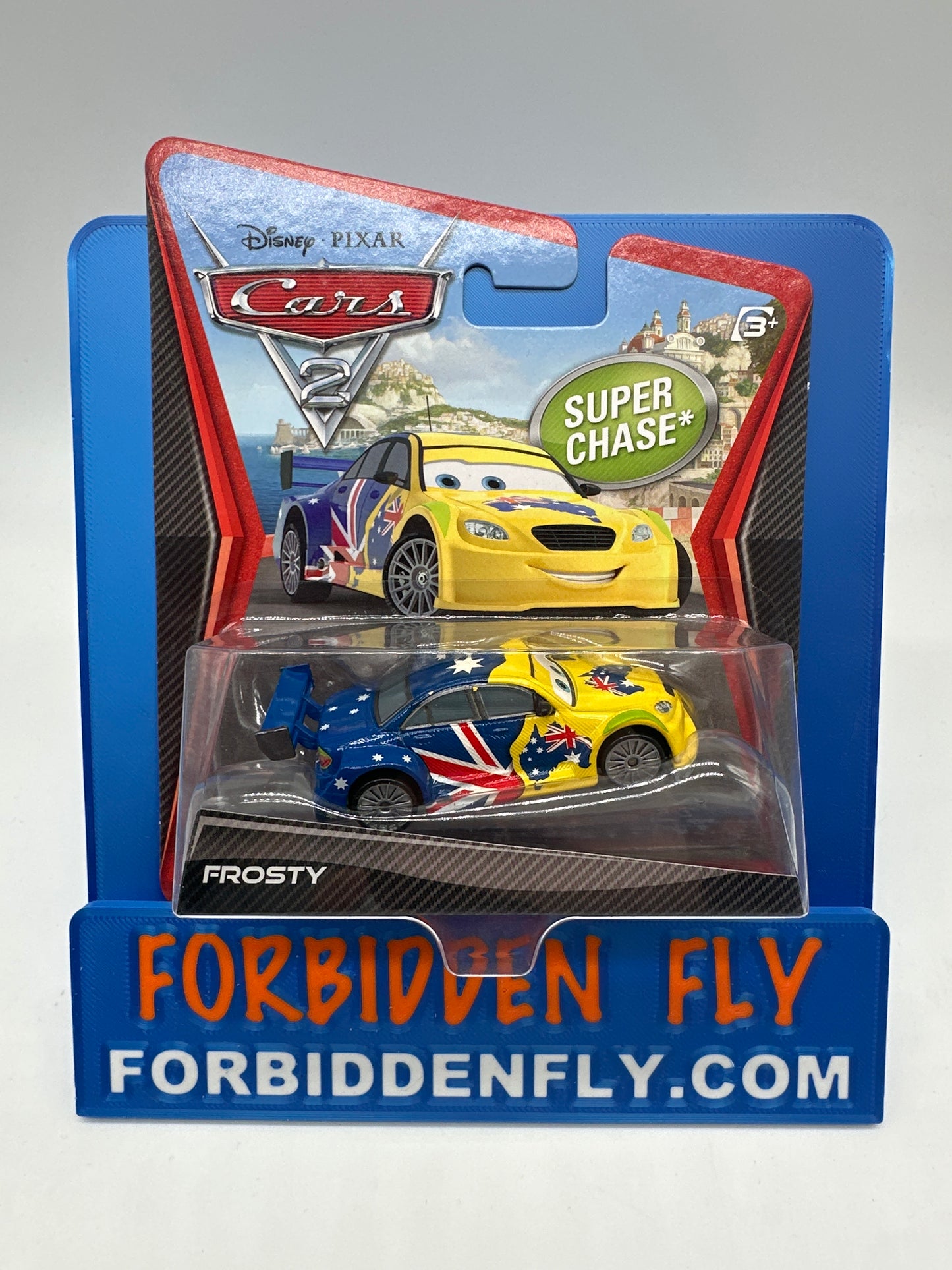 Disney Pixar Cars Movie - Cars 2 - Super Chase Frosty (Australian Racer)