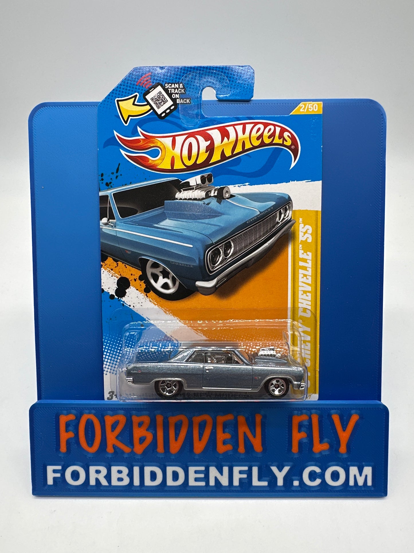 Hot Wheels 2012 Mainline - 2012 New Models Series - ‘64 Chevy Chevelle SS - Blue