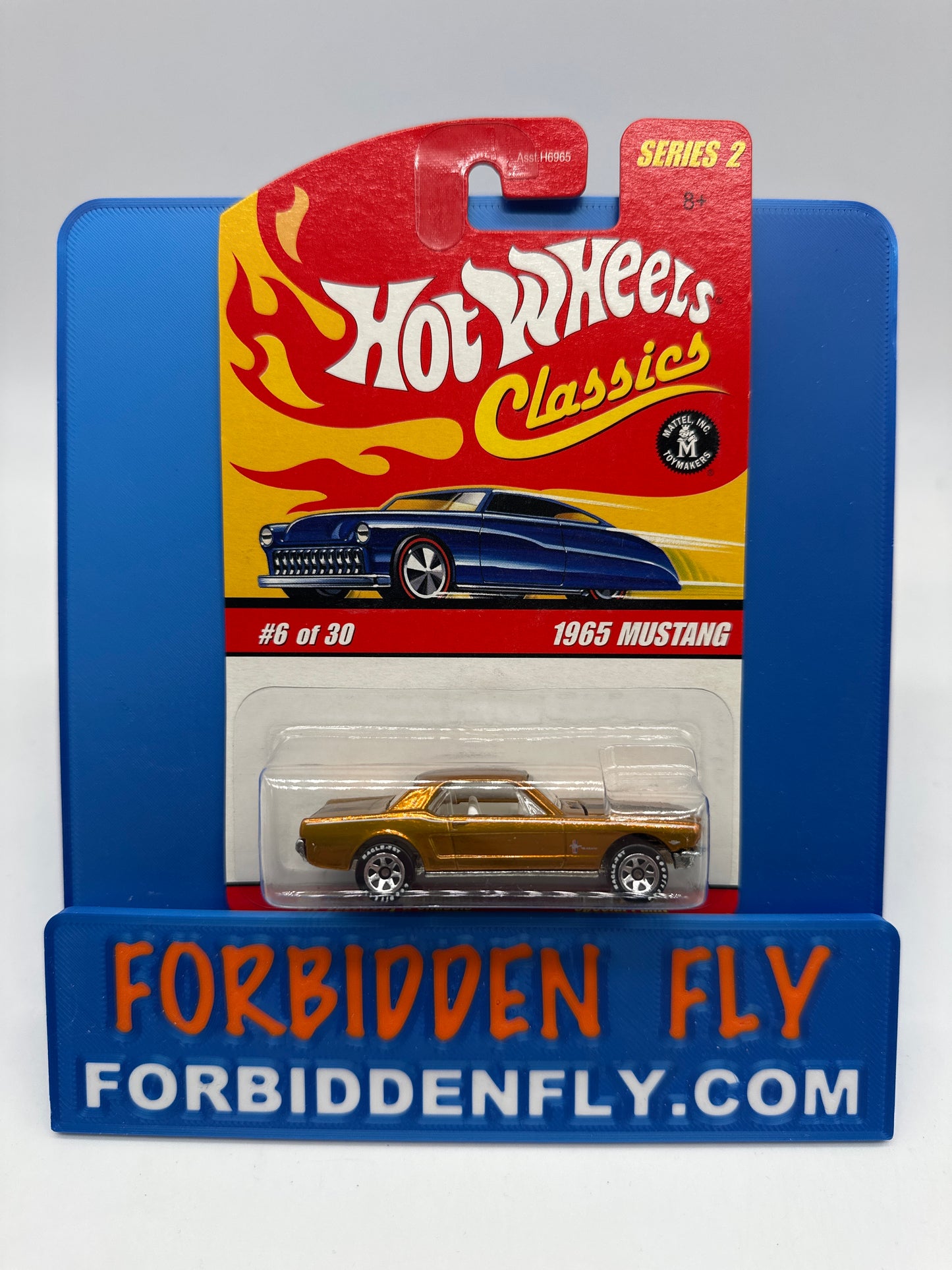 Hot Wheels Classics - Series 2 #6 of 30 - Gold 1965 Mustang