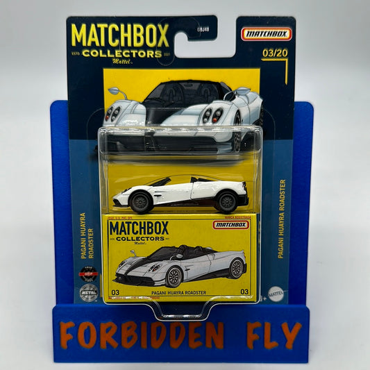 Matchbox Collectors - #03/20 - Pagani Huayra Roadster - White