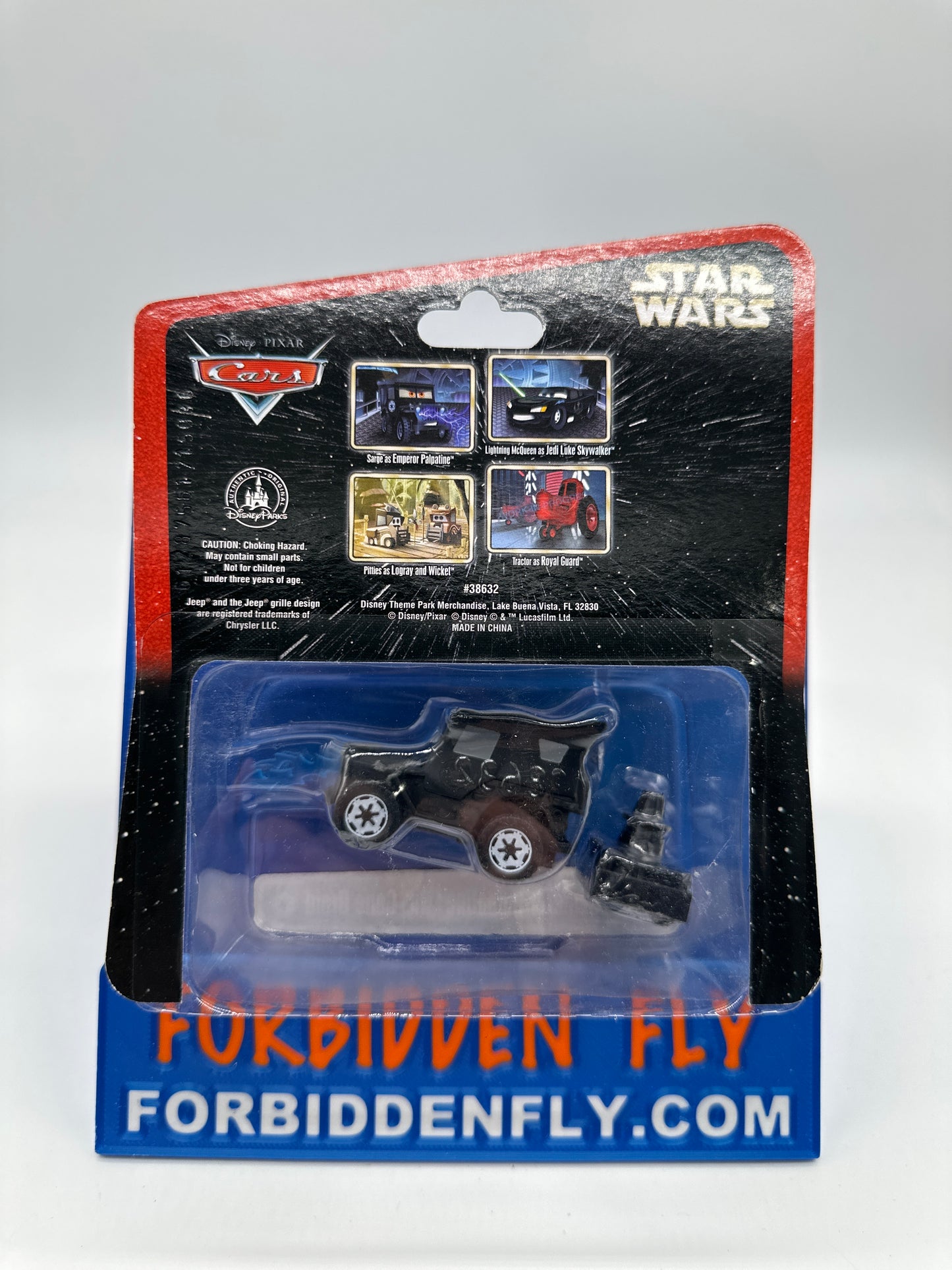 Disney Pixar Cars Movie - Disney Store Parks Exclusive Star Wars Series - Sarge as Emperor Palpatine with Cone Droid