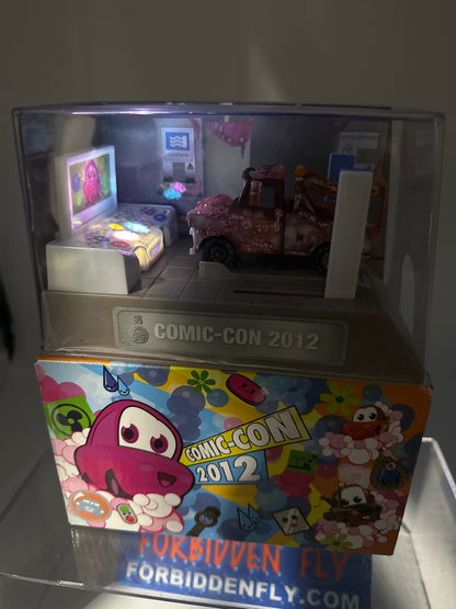 Disney Pixar Cars Movie - 2012 SDCC Comic Con Exclusive - Soapy Suds Bathroom Mater w/ Display
