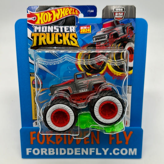 Hot Wheels Monster Trucks - w/ Connect and Crash Car - 1956 Hi-Tail Hauler