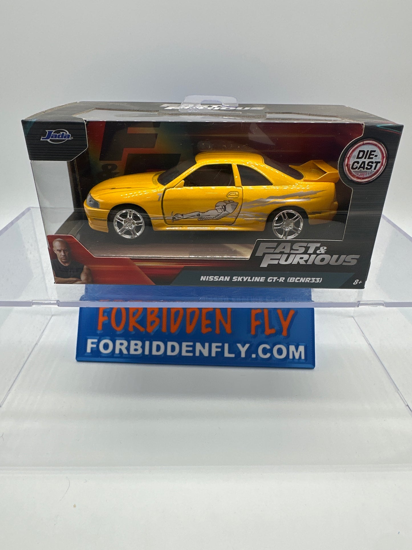 Jada 1:32 Scale - Fast & Furious - Yellow Nissan Skyline GT-R (BCNR33)