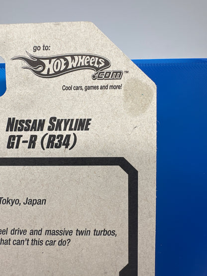Hot Wheels Mainline - 2010 New Models - Nissan Skyline GT-R (R34) - Blue