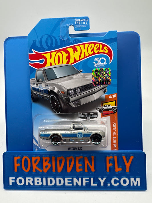 Hot Wheels Mainline - Factory Stickered 2018 - Exclusive Zamac Edition #7/18 - Datsun 620