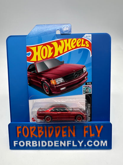 Hot Wheels 2024 D Case Super Treasure Hunt - ‘89 Mercedes-Benz 560 SEC AMG - Maroon