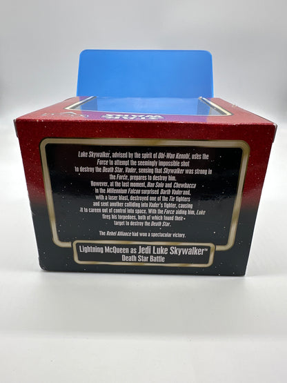 Disney Pixar Cars Movie - Disney Store Parks Exclusive Star Wars Series - Lightning McQueen as Jedi Luke Skywalker (X-Wing) Death Star Battle