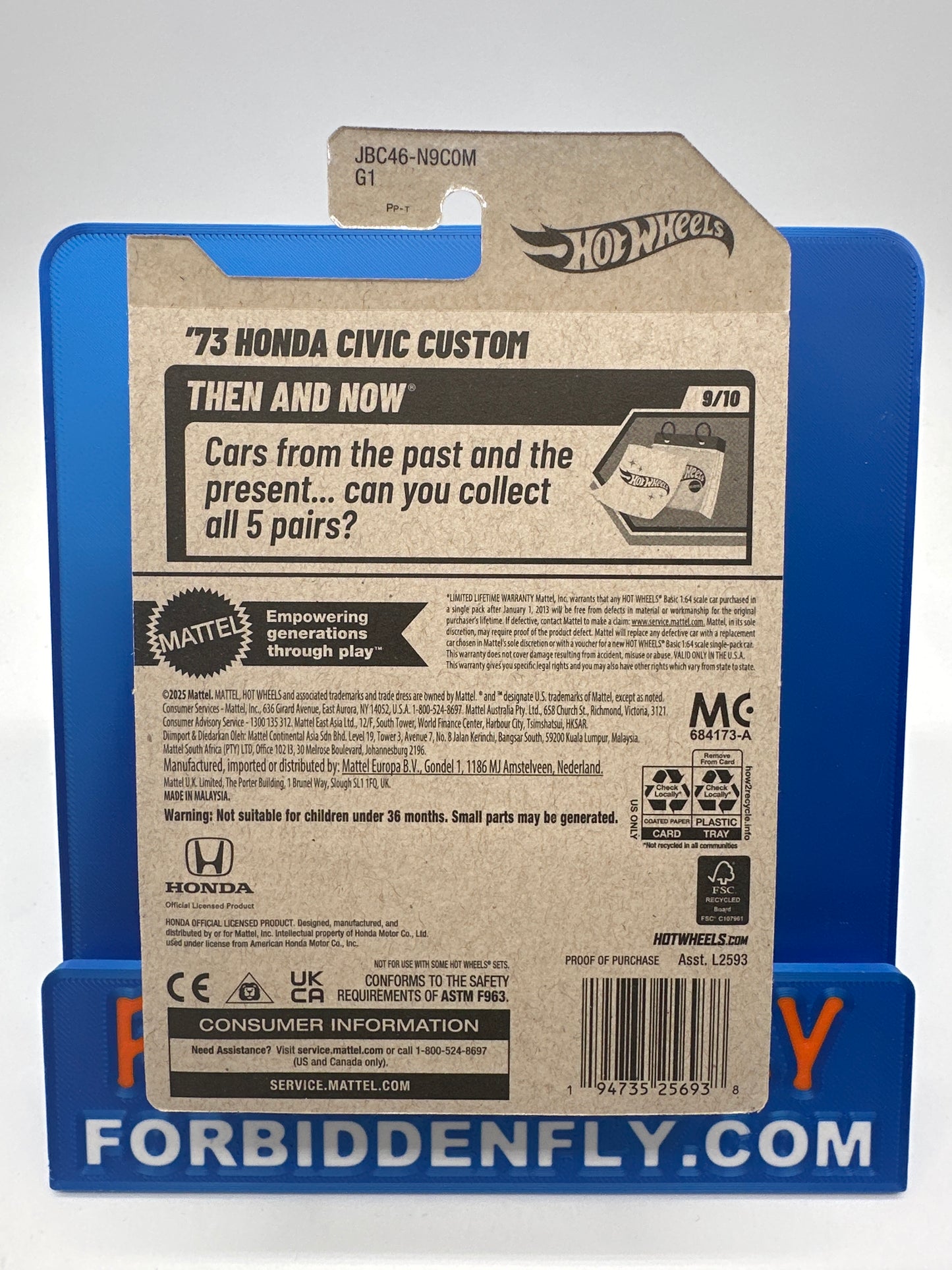 Hot Wheels Super Treasure Hunt - 2025 M Case - ‘73 Honda Civic Custom