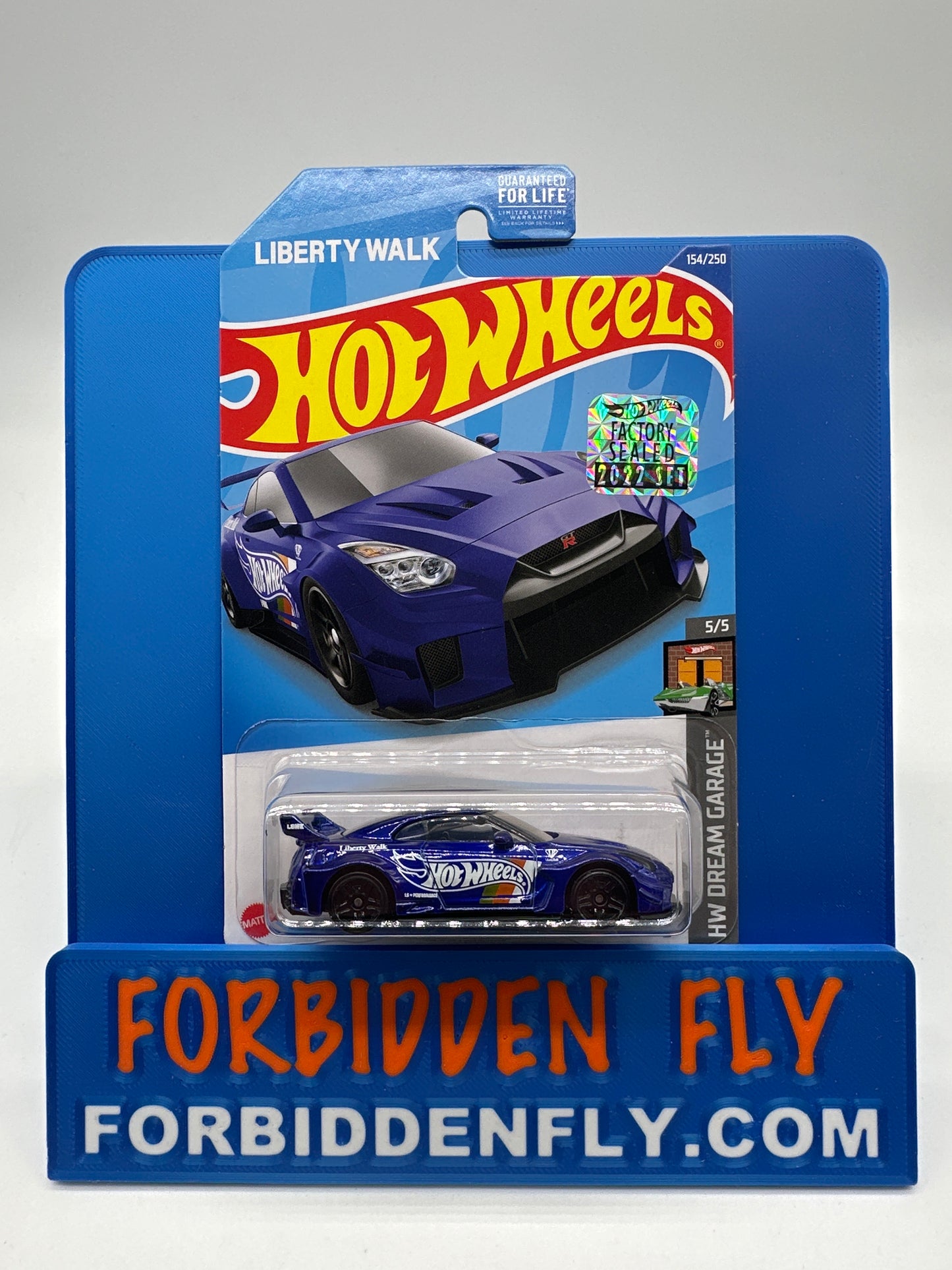 Hot Wheels Mainline - Factory Stickered 2022 HW Dream Garage Series - LB-Silhouette Works GT Nissan 35GT-RR Ver.2 - Blue