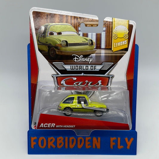 Disney Pixar Cars Movie - Lemons Series - Acer with Headset