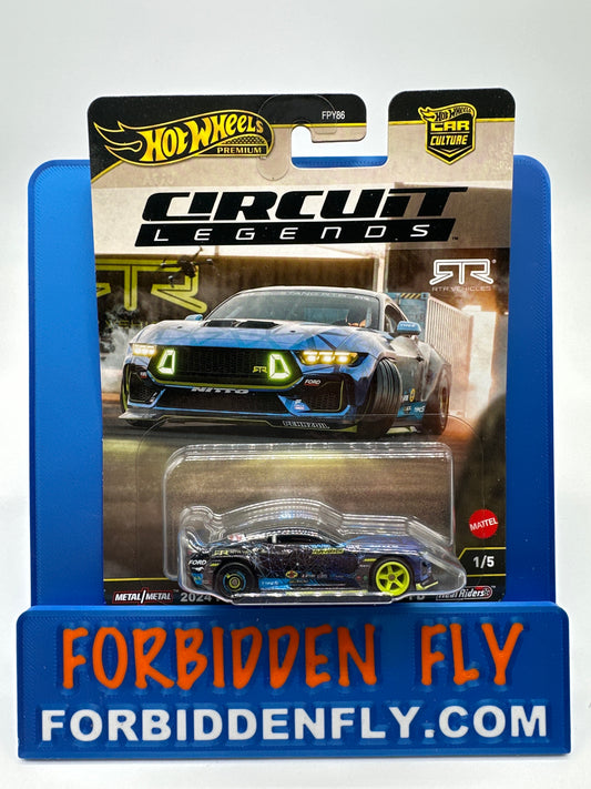 Hot Wheels Car Culture Premium - 2025 Circuit Legends Series - #1/5 - 2024 Ford Mustang RTR Spec 5 FD - Single Car
