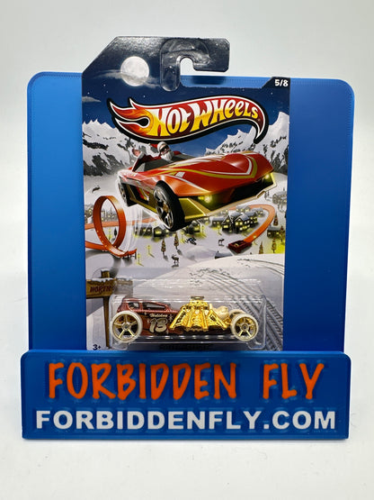 Hot Wheels - Wal Mart Exclusive 2013 Holiday Hot Rods Series - Complete Set of 8
