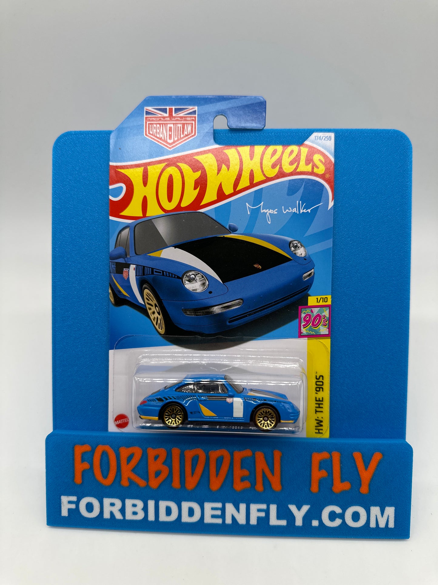 Hot Wheels 2024 K Case - International Card - ‘96 Porsche Carrera - Magnus Walker - Blue
