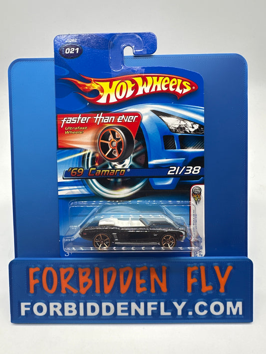 Hot Wheels Mainline - 2006 First Editions - ‘69 Camaro - Faster Than Ever - Black