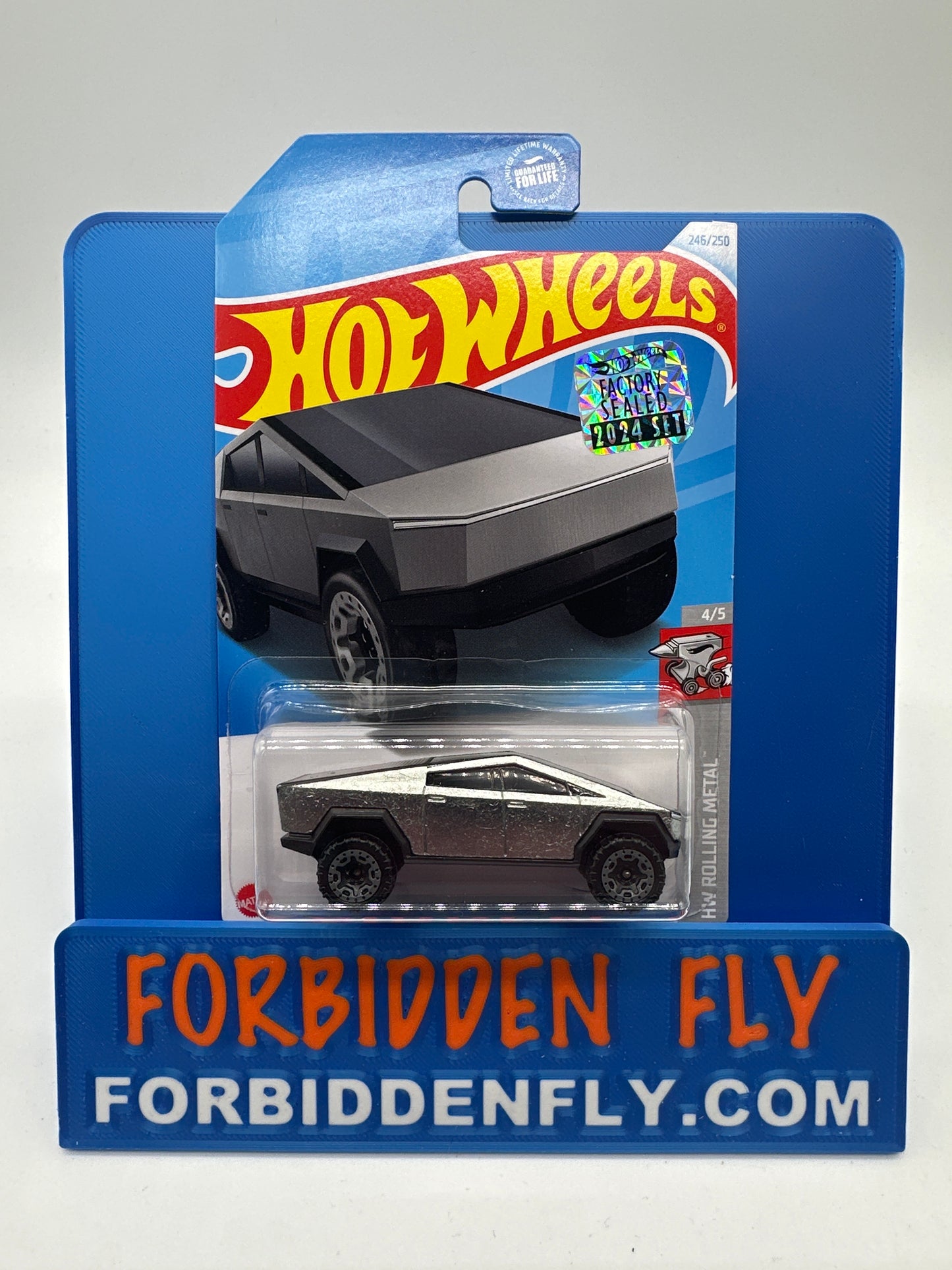 Hot Wheels Mainline - 2024 Factory Sticker - Tesla Cybertruck