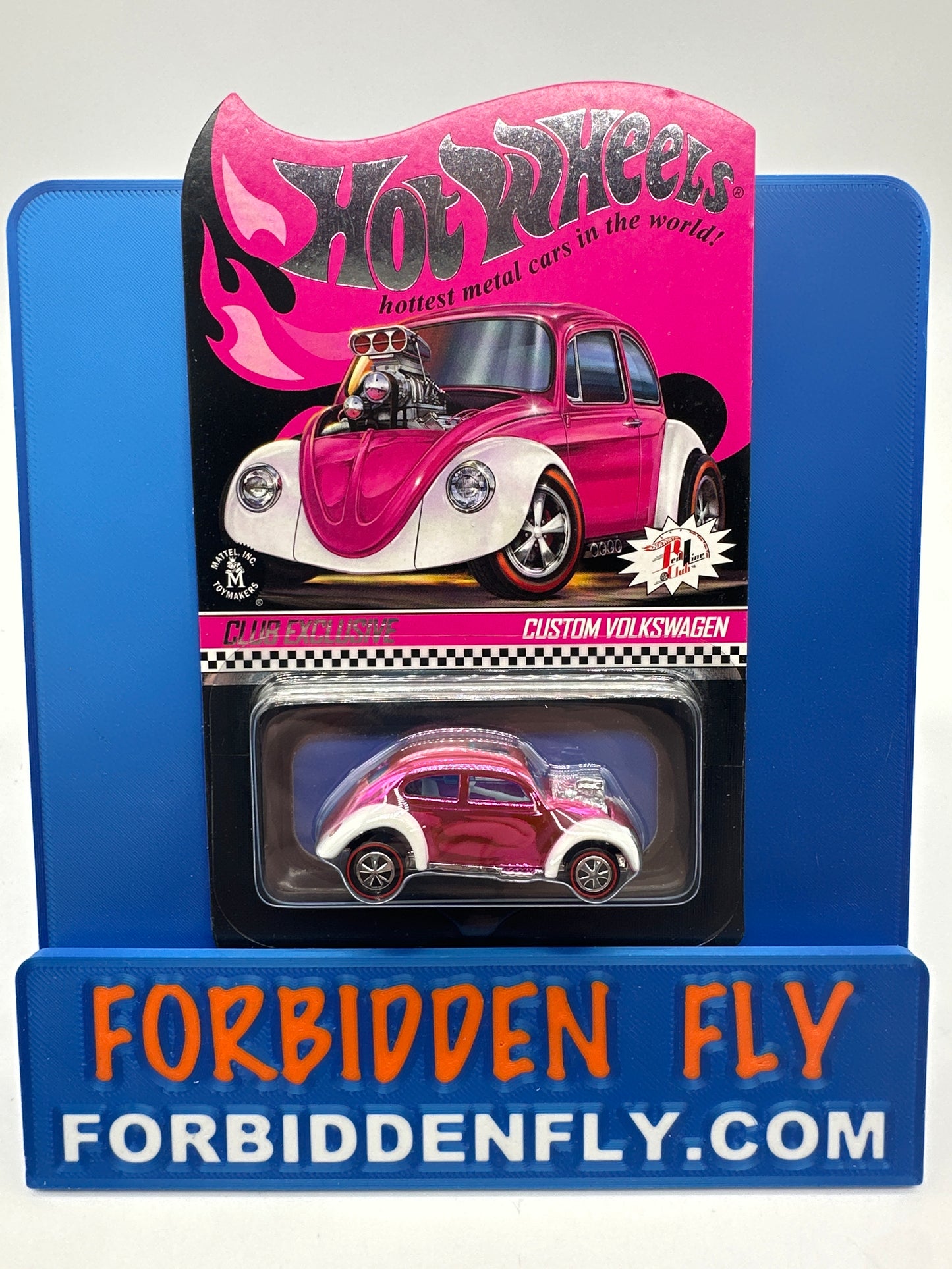 Hot Wheels RLC Red Line Club - 2018 Release - Pink Party Car Custom Volkswagen (Beetle)