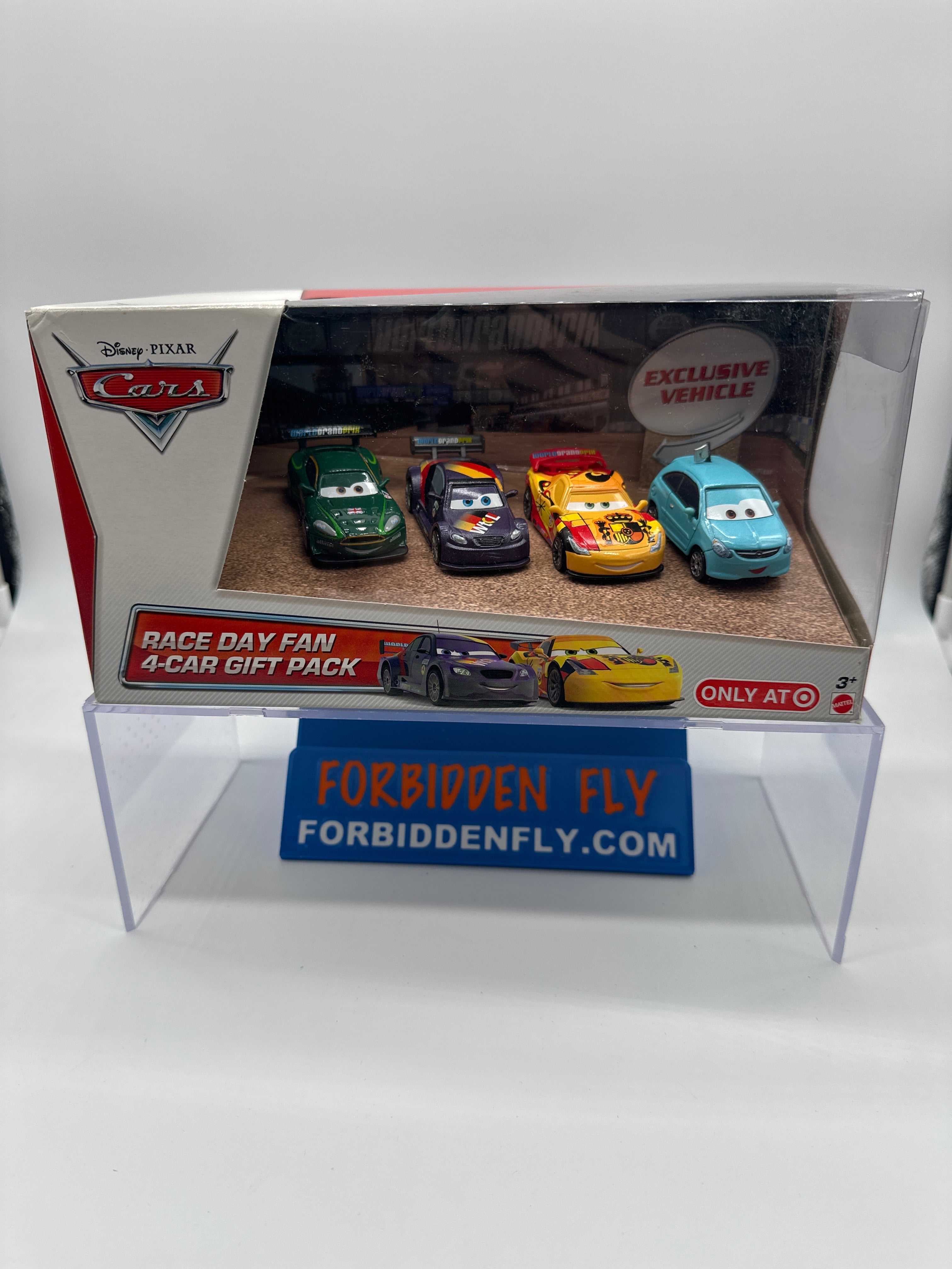 Target Car Box Disney Pixar Cars Movie - Target Exclusive - Race Day Fan 4 Car Gift P ...