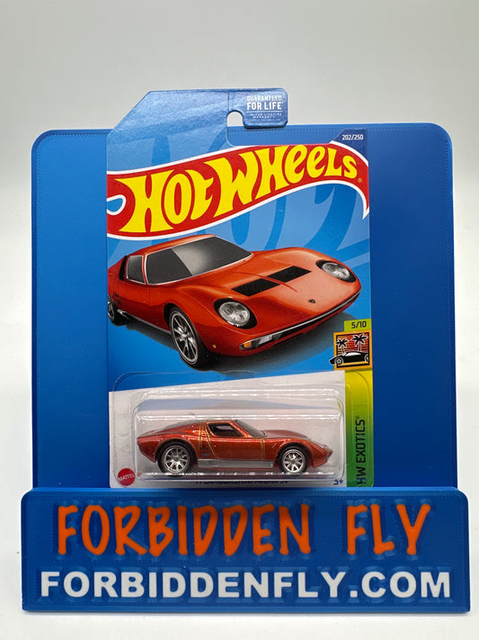 Hot Wheels Super Treasure Hunt - 2022 L Case - ‘71 Lamborghini Miura SV