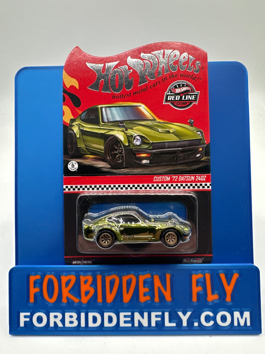 Hot Wheels RLC Red Line Club - 2025 Release - Custom ‘72 Datsun 240Z - Olive Green