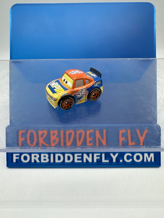 Disney Pixar Cars Movie Metal Mini Racers - Bruce Miller RPM Piston Cup Racer #64 (Loose)