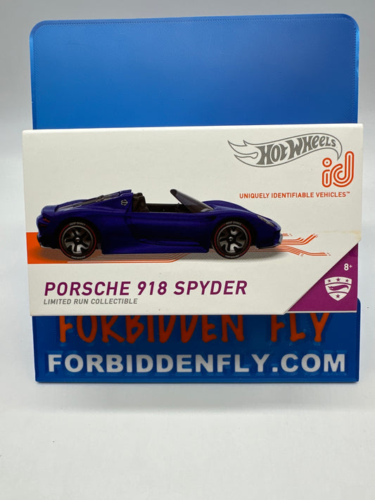 Hot Wheels Boxed Series 2 ID Car - Supercars - Porsche 918 Spyder (Blue)