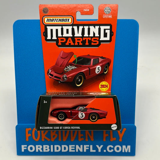 Matchbox Moving Parts Series 2024 - Bizzarrini 5300 GT Corsa Revival - Red